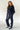 Everyday Script Oversized Hoodie - Navy